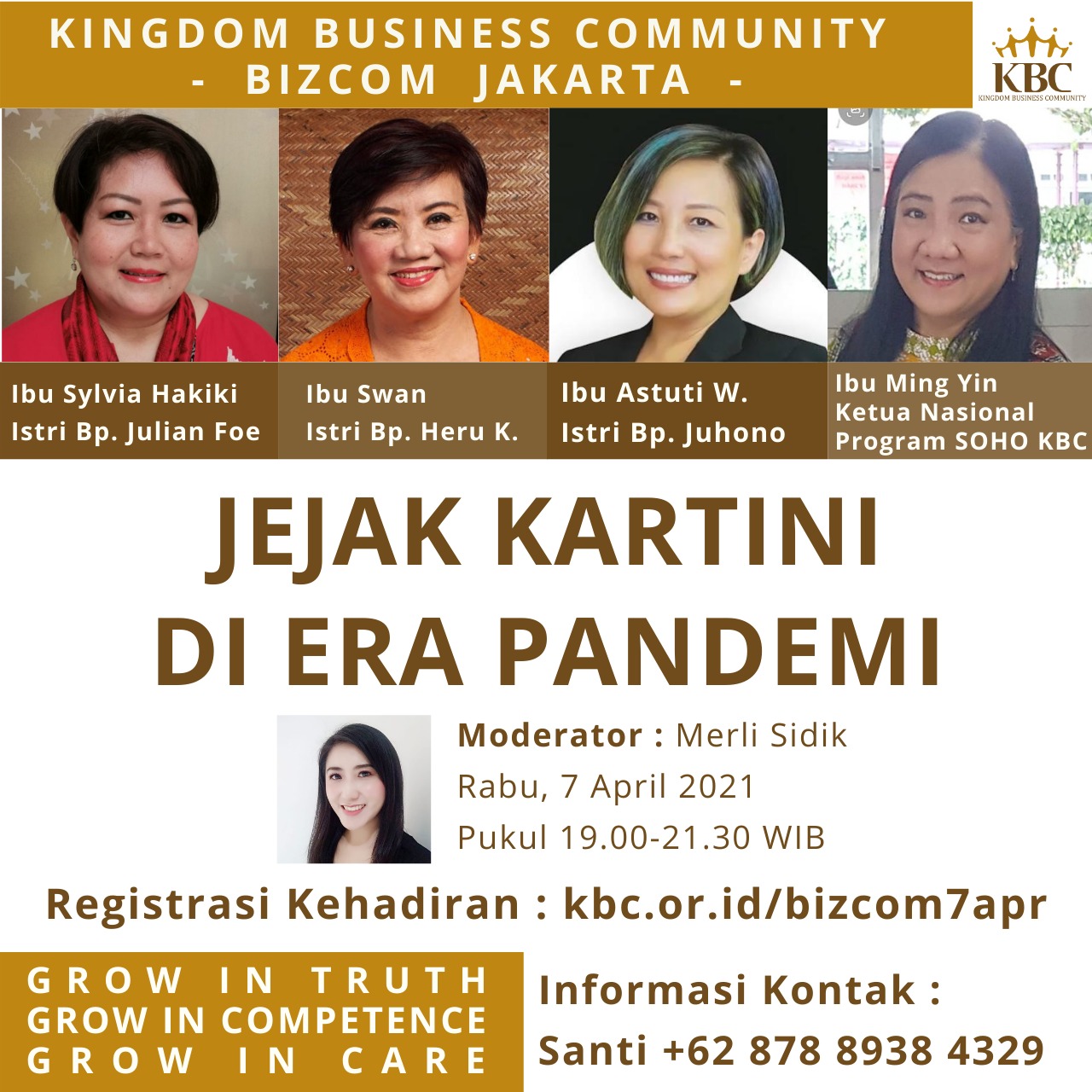 BIZCOM KBC JAKARTA - "Jejak Kartini Di Era Pandemi"