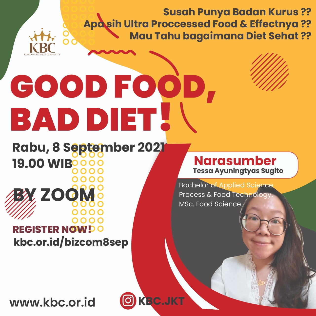 GOOD FOOD, BAD DIET!
