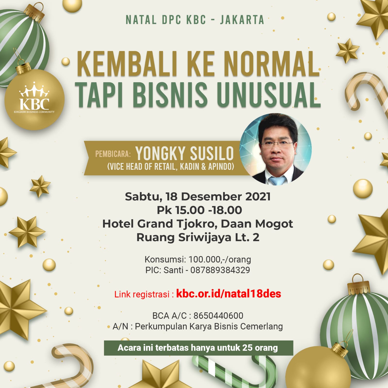 KEMBALI KE NORMAL TAPI BISNIS UNUSUAL