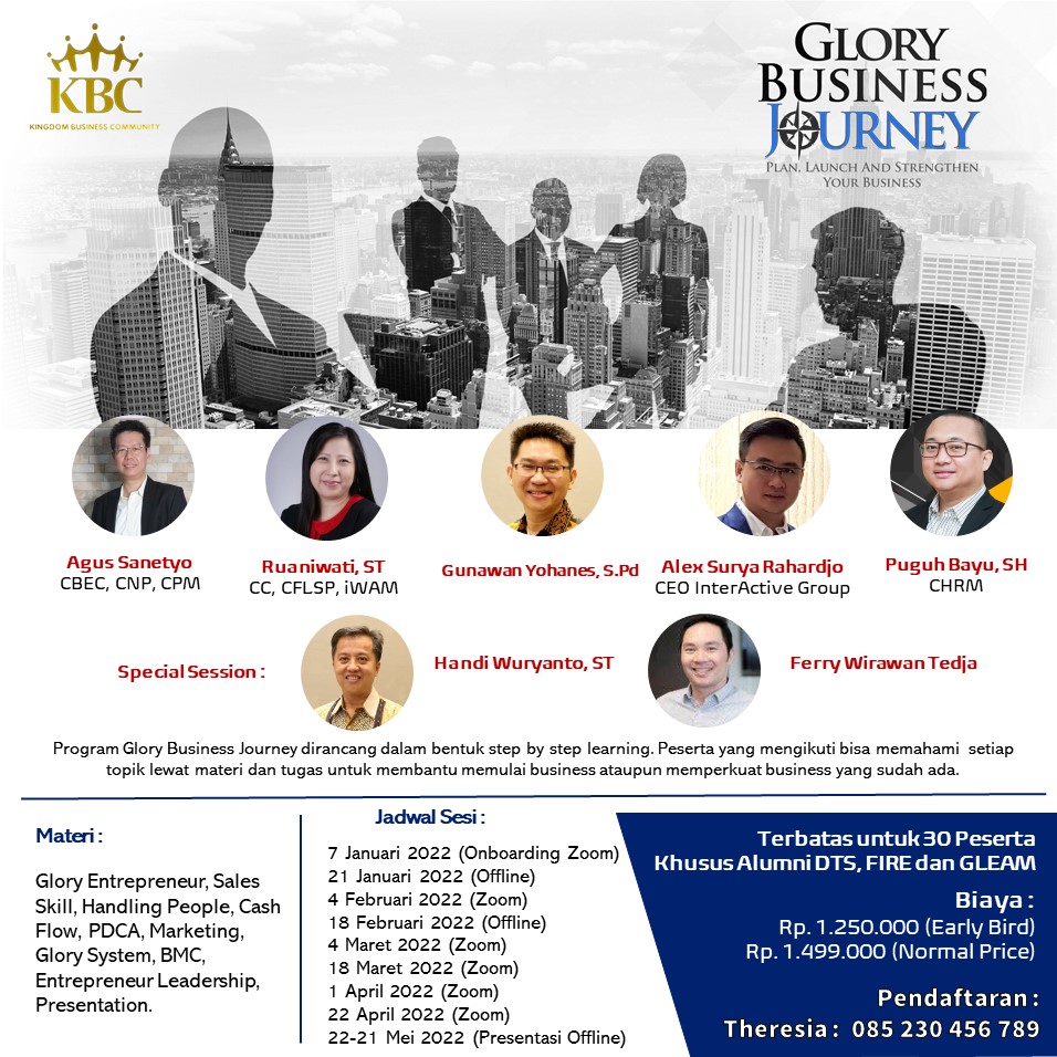 Glory Business Journey Batch 3 