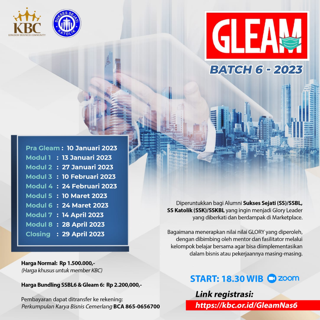 Gleam Nasional Batch 6
