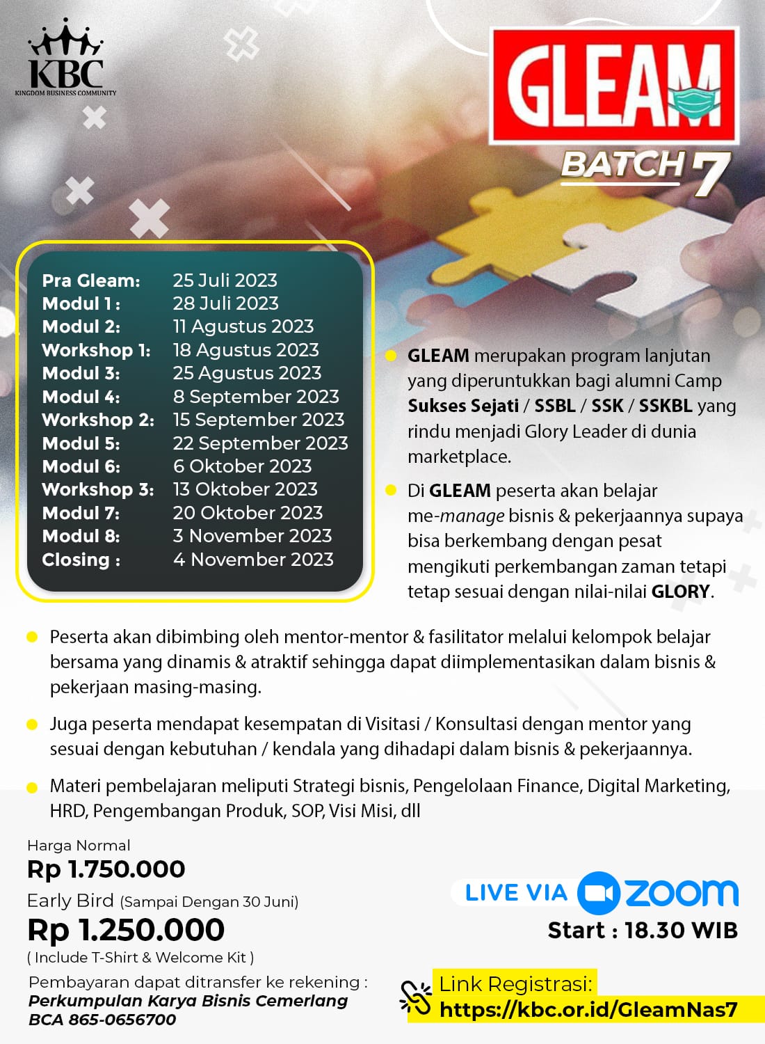 Gleam Nasional Batch 7