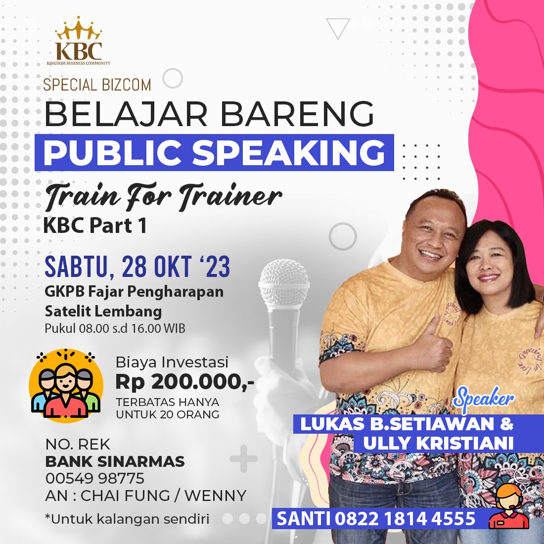 BELAJAR BARENG PUBLIC SPEAKING