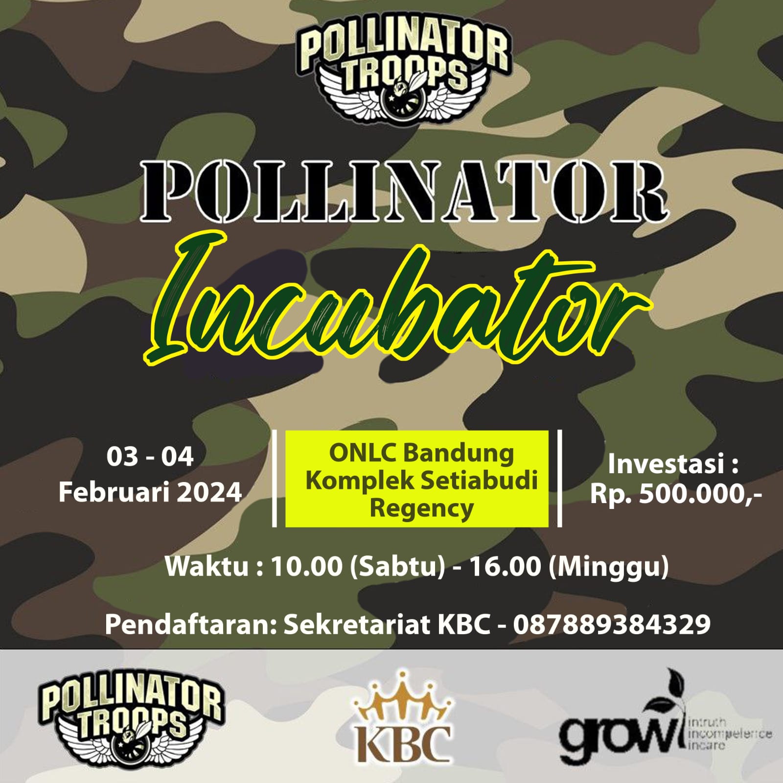 Pollinator Incubator
