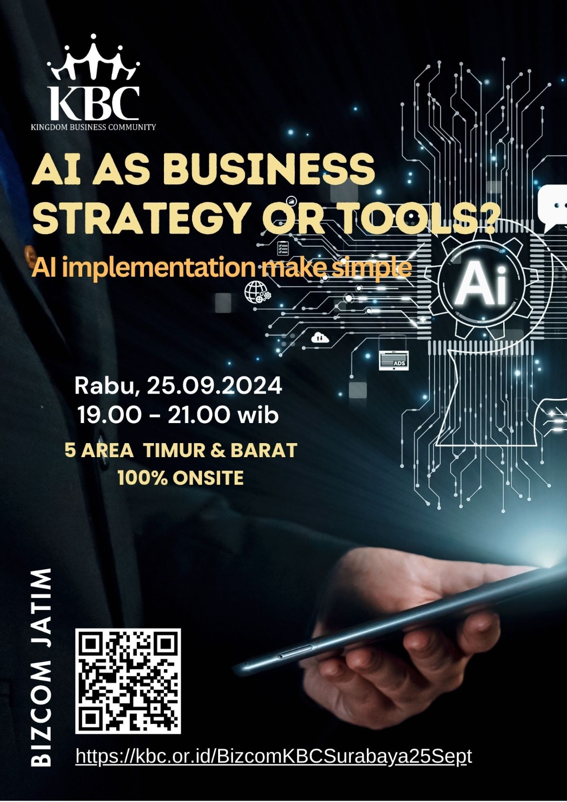 AI as Business Strategy or Tools? AI implementation make simple