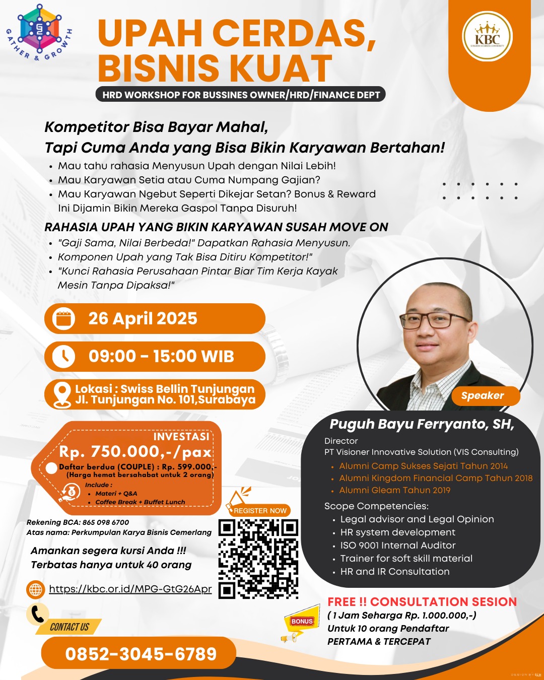 Upah Cerdas Bisnis Kuat
