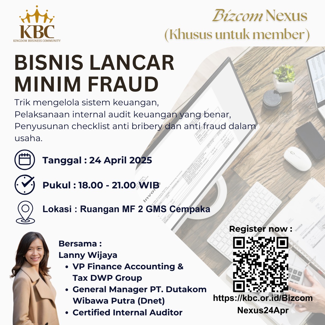 Bisnis Lancar Minim Fraud
