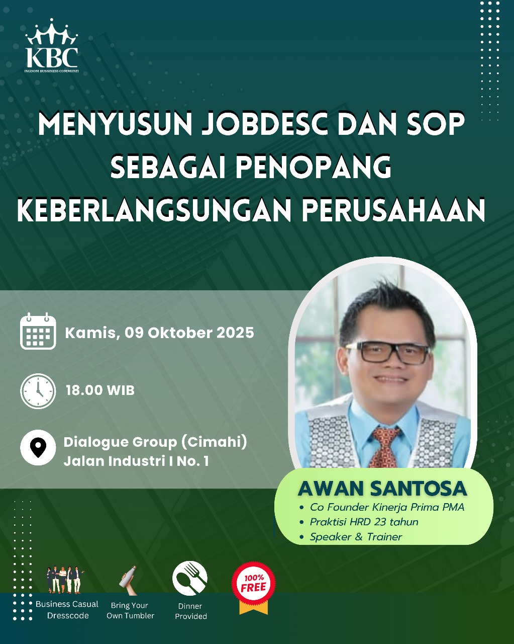 MENYUSUN JOB DESC DAN SOP SEBAGAI PENOPANG KEBERLANGSUNGAN PERUSAHAAN