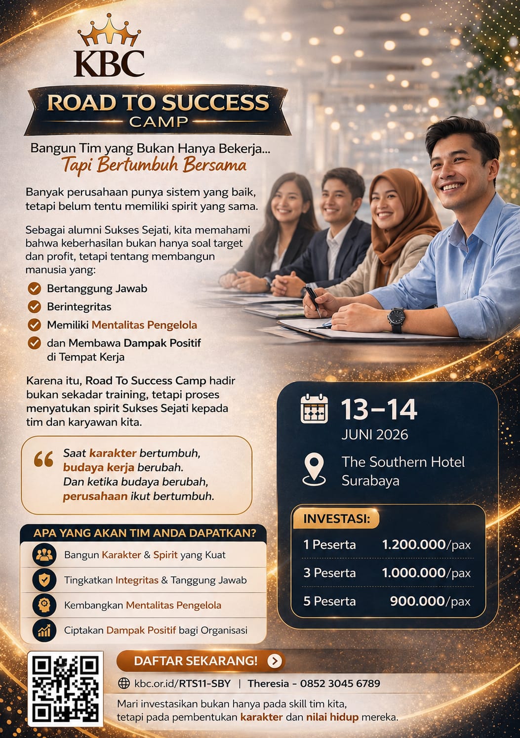 Camp Road To Success Batch 11